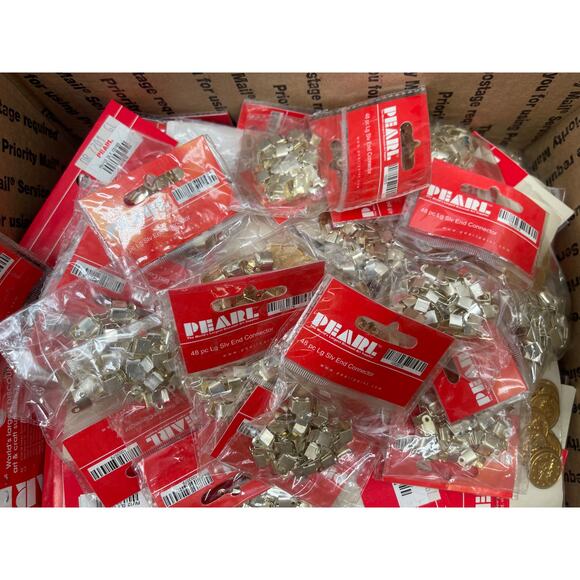 Bulk 5 Lbs Jewelry Making Supplies Beads Findings Clasps Lot #27 - Picture 6 of 6